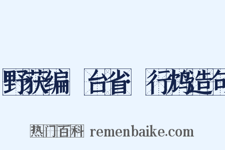 野获编·台省·行鸩造句是什么意思的图片